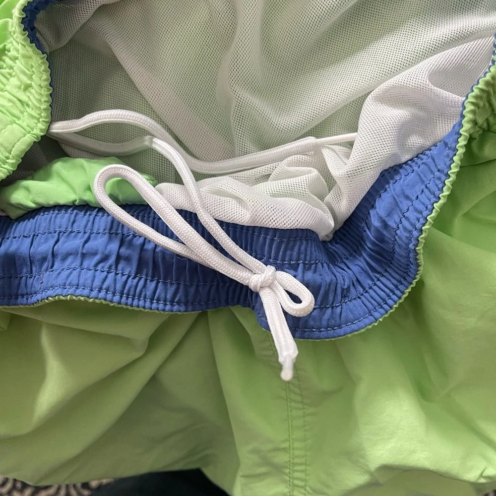 Polo Ralph Lauren Lime Green Swim Trunks Men’s XXL Mesh Lined Pony Logo Classic